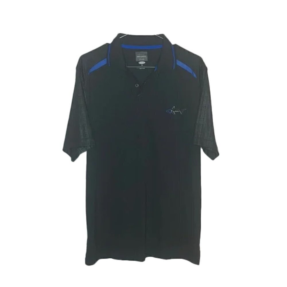 🆕 RARE GREG NORMAN Collection Men's Short Sleeve Golf Polo shark